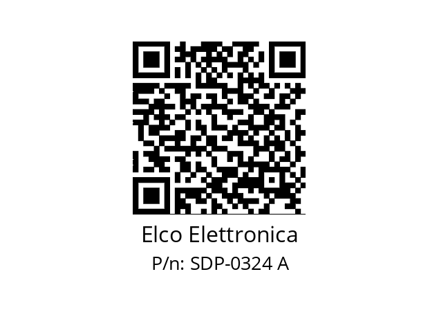   Elco Elettronica SDP-0324 A