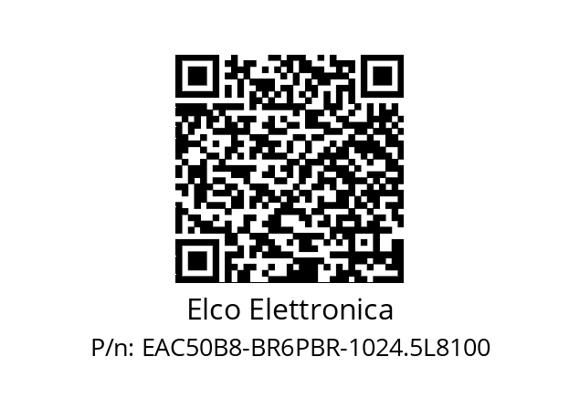   Elco Elettronica EAC50B8-BR6PBR-1024.5L8100