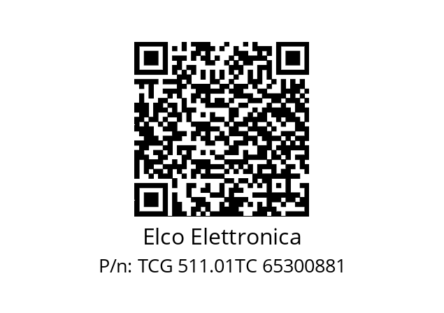   Elco Elettronica TCG 511.01TC 65300881