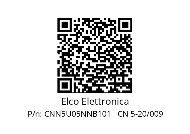   Elco Elettronica CNN5U05NNB101   CN 5-20/009