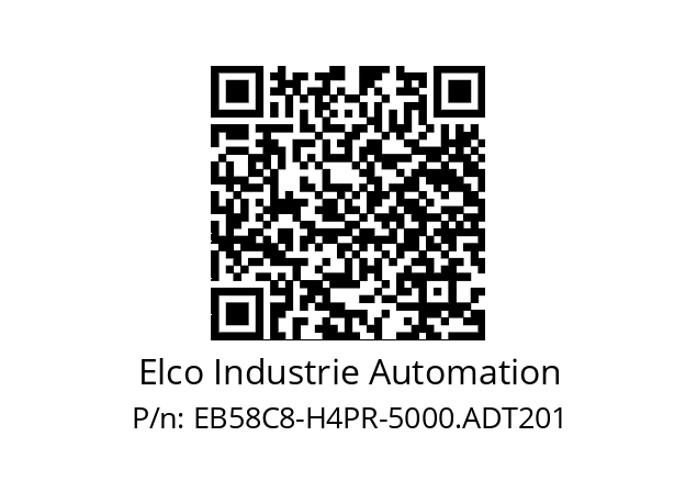   Elco Industrie Automation EB58C8-H4PR-5000.ADT201