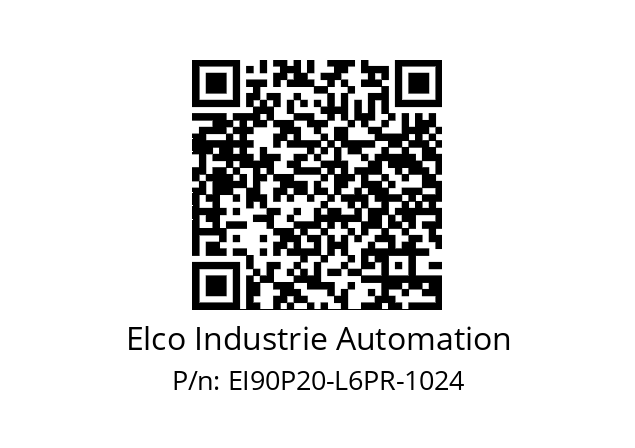   Elco Industrie Automation EI90P20-L6PR-1024