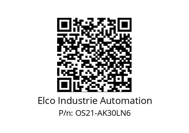   Elco Industrie Automation OS21-AK30LN6