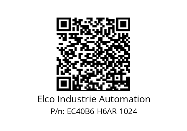   Elco Industrie Automation EC40B6-H6AR-1024