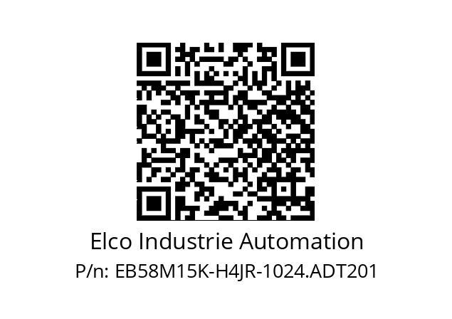   Elco Industrie Automation EB58M15K-H4JR-1024.ADT201