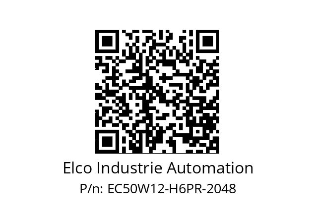   Elco Industrie Automation EC50W12-H6PR-2048