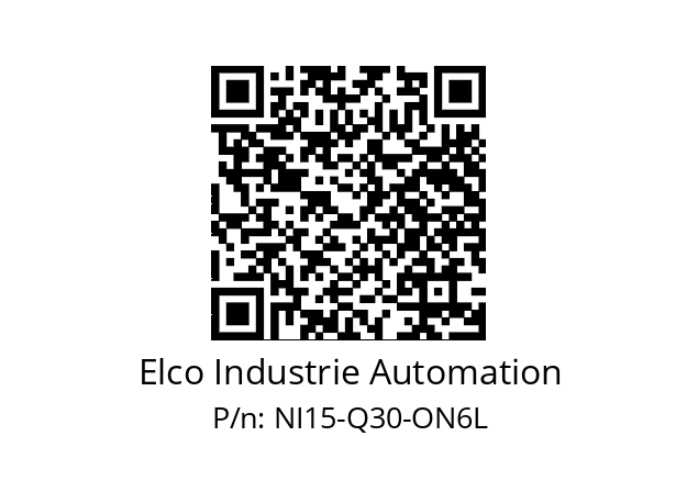   Elco Industrie Automation NI15-Q30-ON6L