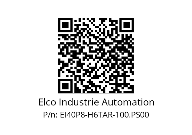   Elco Industrie Automation EI40P8-H6TAR-100.PS00