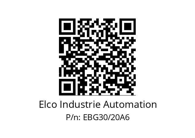   Elco Industrie Automation EBG30/20A6