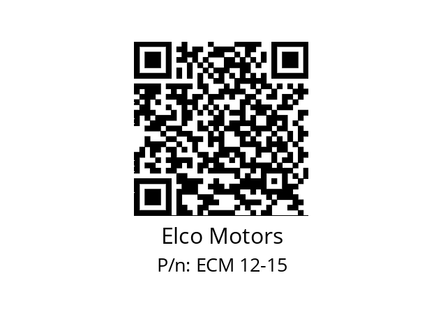   Elco Motors ECM 12-15