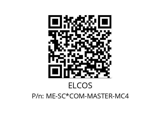   ELCOS ME-SC*COM-MASTER-MC4