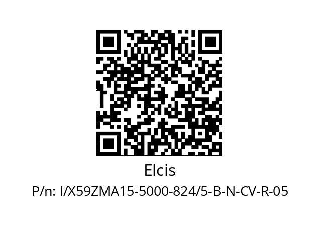   Elcis I/X59ZMA15-5000-824/5-B-N-CV-R-05