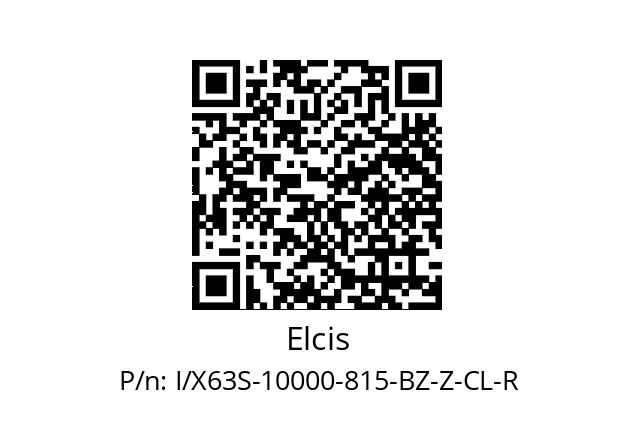   Elcis I/X63S-10000-815-BZ-Z-CL-R