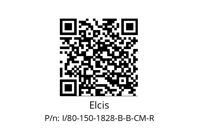   Elcis I/80-150-1828-B-B-CM-R