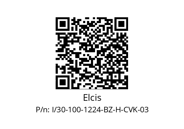   Elcis I/30-100-1224-BZ-H-CVK-03