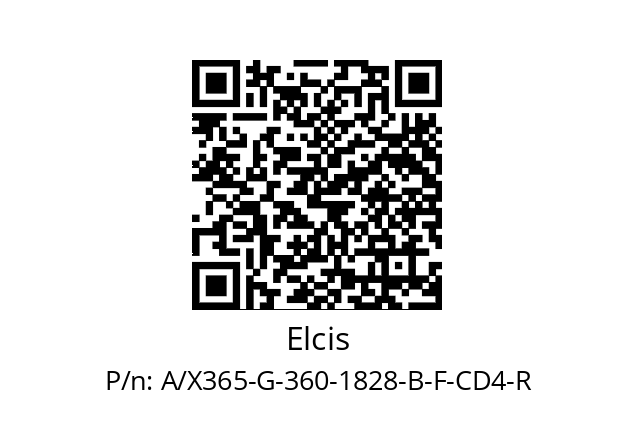   Elcis A/X365-G-360-1828-B-F-CD4-R