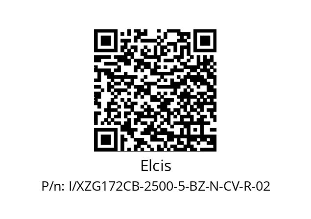   Elcis I/XZG172CB-2500-5-BZ-N-CV-R-02