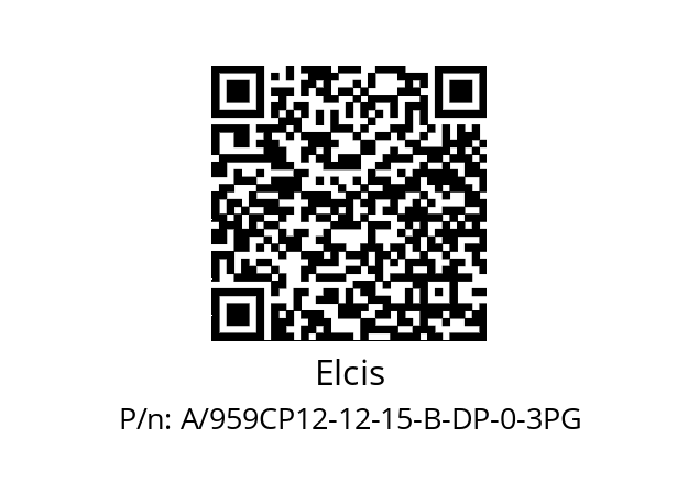   Elcis A/959CP12-12-15-B-DP-0-3PG