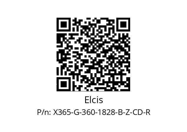   Elcis X365-G-360-1828-B-Z-CD-R