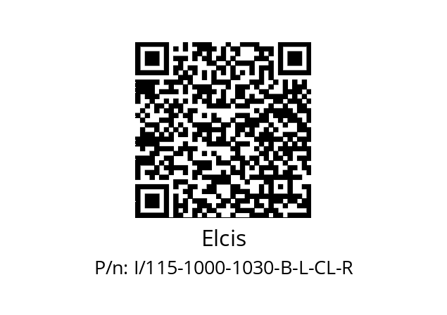   Elcis I/115-1000-1030-B-L-CL-R