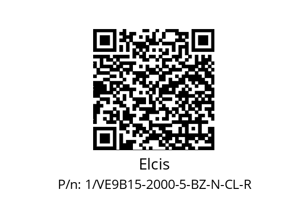   Elcis 1/VE9B15-2000-5-BZ-N-CL-R