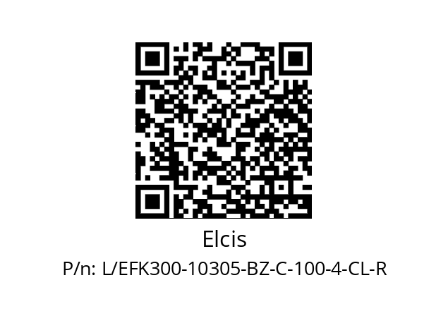   Elcis L/EFK300-10305-BZ-C-100-4-CL-R