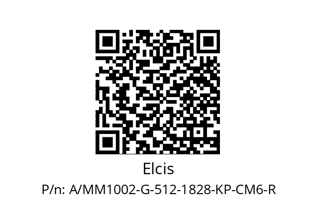   Elcis A/MM1002-G-512-1828-KP-CM6-R