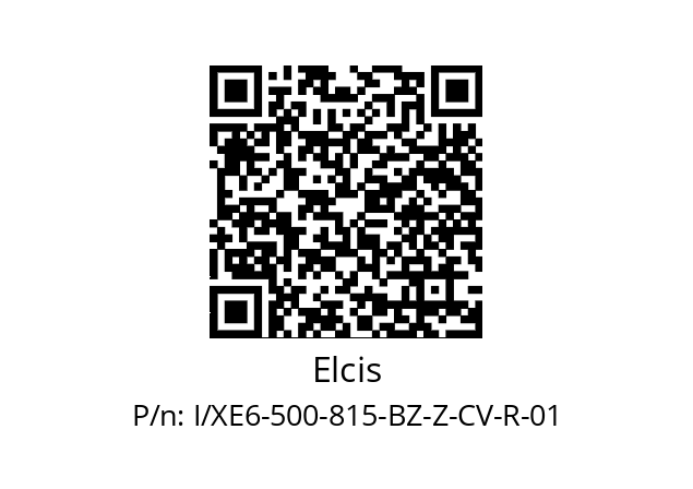   Elcis I/XE6-500-815-BZ-Z-CV-R-01