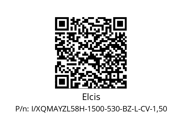   Elcis I/XQMAYZL58H-1500-530-BZ-L-CV-1,50