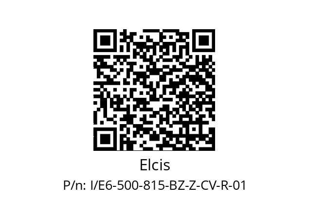   Elcis I/E6-500-815-BZ-Z-CV-R-01