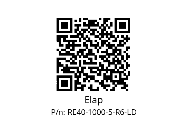   Elap RE40-1000-5-R6-LD