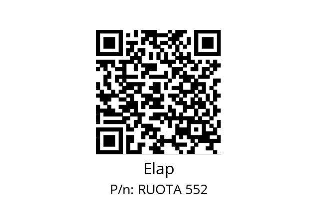   Elap RUOTA 552