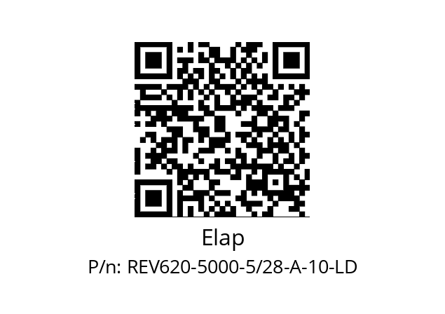   Elap REV620-5000-5/28-A-10-LD