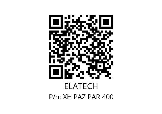   ELATECH XH PAZ PAR 400