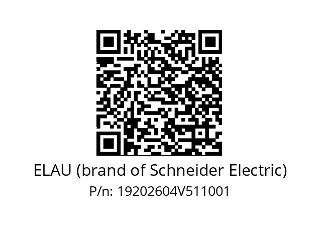   ELAU (brand of Schneider Electric) 19202604V511001