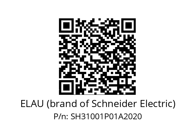   ELAU (brand of Schneider Electric) SH31001P01A2020