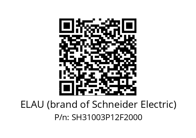   ELAU (brand of Schneider Electric) SH31003P12F2000