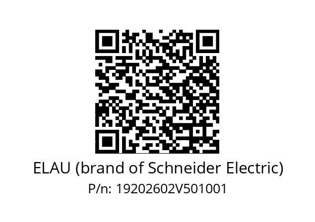   ELAU (brand of Schneider Electric) 19202602V501001