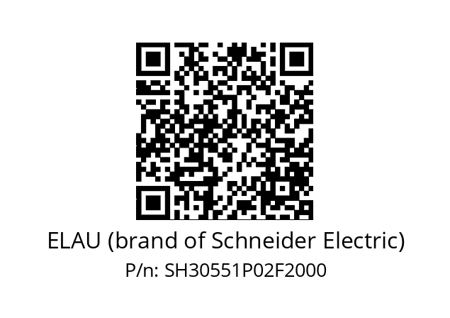   ELAU (brand of Schneider Electric) SH30551P02F2000