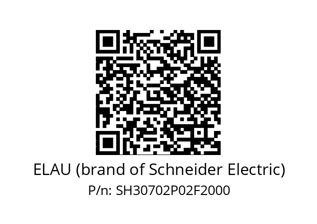   ELAU (brand of Schneider Electric) SH30702P02F2000