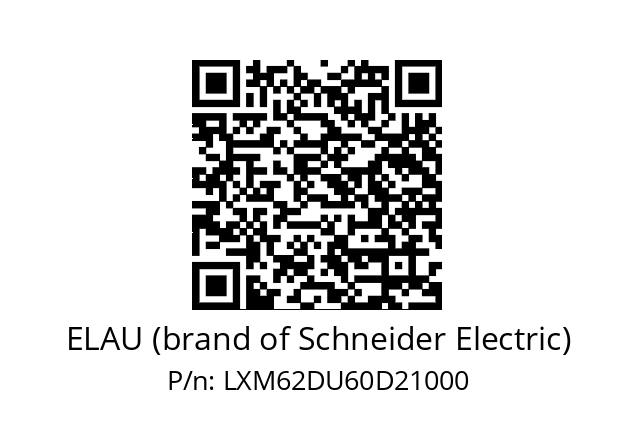   ELAU (brand of Schneider Electric) LXM62DU60D21000