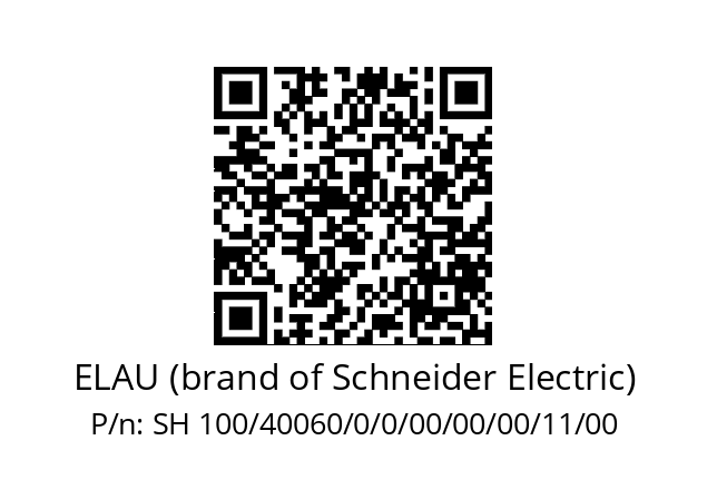   ELAU (brand of Schneider Electric) SH 100/40060/0/0/00/00/00/11/00