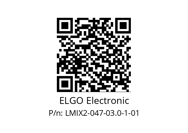   ELGO Electronic LMIX2-047-03.0-1-01