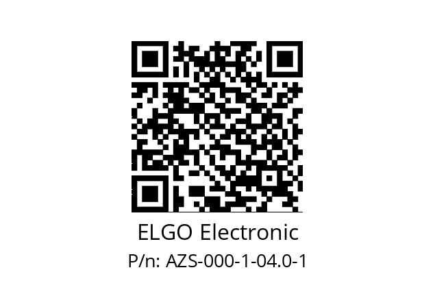   ELGO Electronic AZS-000-1-04.0-1