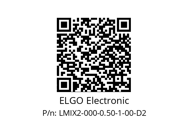   ELGO Electronic LMIX2-000-0.50-1-00-D2