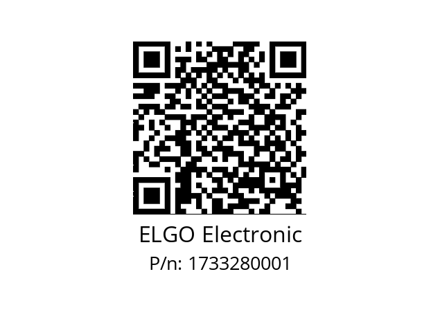   ELGO Electronic 1733280001