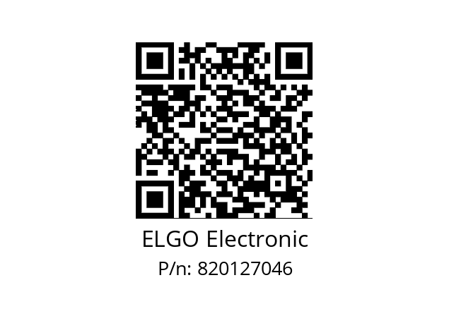   ELGO Electronic 820127046