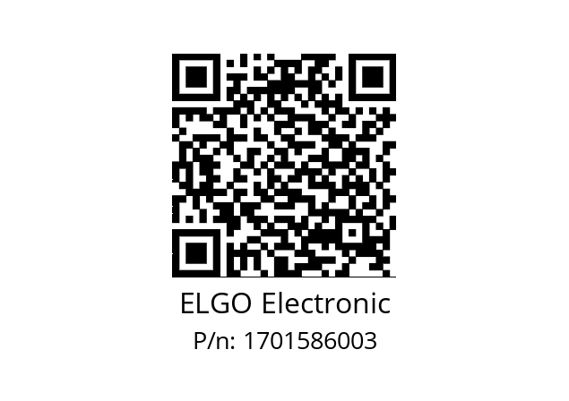   ELGO Electronic 1701586003