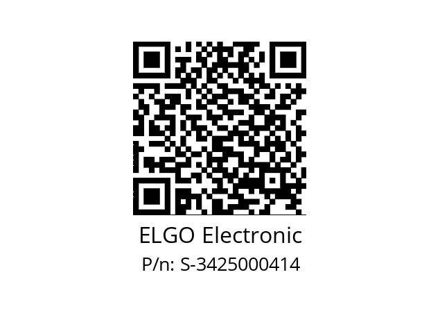   ELGO Electronic S-3425000414