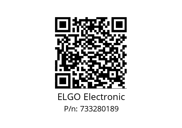   ELGO Electronic 733280189